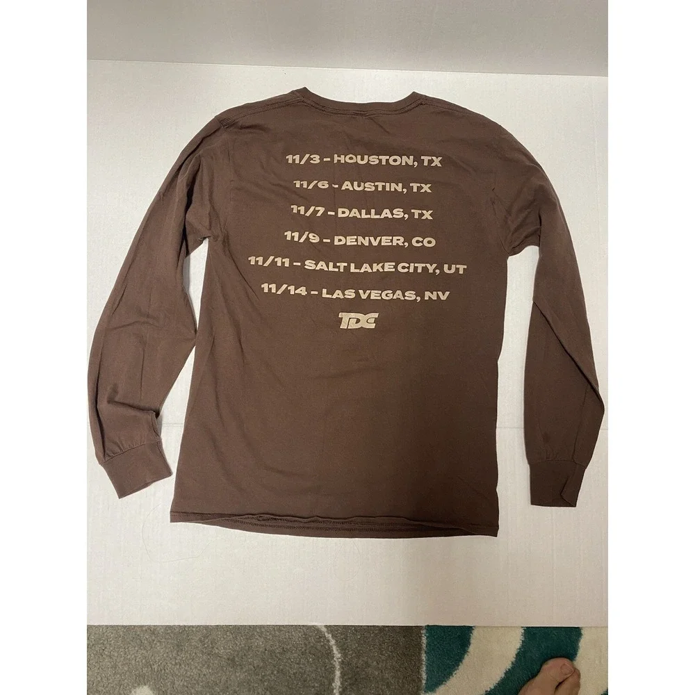 SZA Good Days Brown Long Sleeve‎ Tour Shirt TDE Size Small RARE
